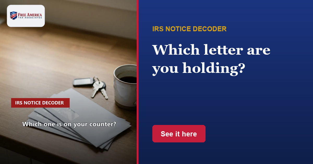 The IRS Letter Decoder