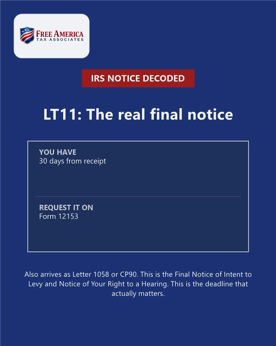 IRS notice decoder, card 6